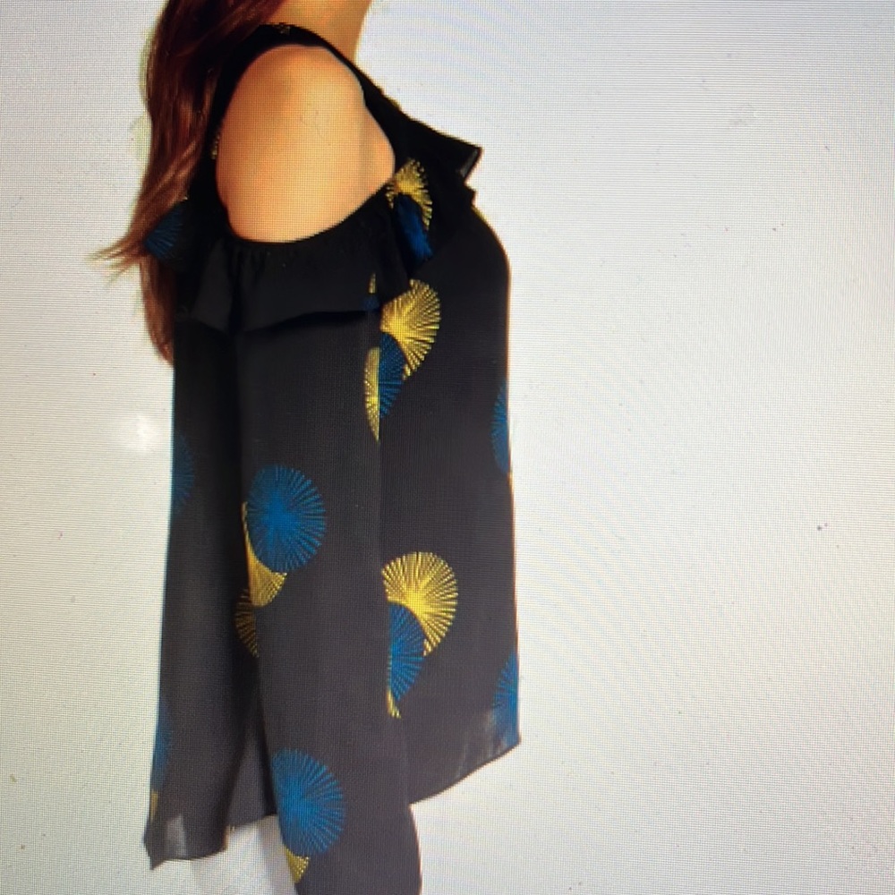 Trouvé Ruffle cold shoulder Too - Picture 7 of 9